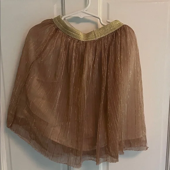 Wonder Nation Gold and Brown A-Line Skirt - Picture 3 of 3